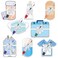 16 Pcs Funny Nurse Student Gifts Nurse Sticky Notepad with Pen Retractable Shuttle Pens Nurse Week Appreciation Gifts Nursing Student Essential for Hospital Supplies