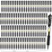 Spakon 200 Pieces Retractable Ballpoint Pen Bulk Medium Point Pens Rolling Ball Refillable Pens 0.5mm Refillable Ink Pens Ballpoint Bold Pens Office(Black)