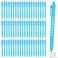 ADXCO 60 Pieces Baby Shower Pens It's a Boy 1.0 mm Ballpoint Pen with Black Ink Retractable Writing Pens for Guests Friends Baby Shower Gender Reveal Party Favors Office School Student Writing, Blue