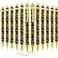 Yexiya 12 Pieces Sunflower Pens Ballpoint Pens Click Ball Pens Reusable Retractable Journaling Pens Sunflower Party Favors Black Ink Medium Point 1.0 mm Gift Pens for School Office Women and Men
