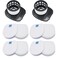 LANROON IX141 Filters Fit for Shark IX141 IX140 IZ140 IX142 IZ140C IZ142 UZ145 IZ141C IX141H WZ140 Stick Vacuum, Replace Part 616FJ140 &amp; 617FJ140, 2 Pack HEPA Filter 4 Pack Foam &amp; Felt Filter Kit