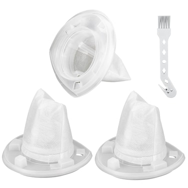 Replacement Filter for Black and Decker VF110 Dustbuster, Ancable 3-Pack Vacuum Filters with Brush Fits Model CHV1410L CHV9610 CHV1210 CHV1510 CHV1410 CHV1410B BDH2000L, Replaces Part 90558113-01