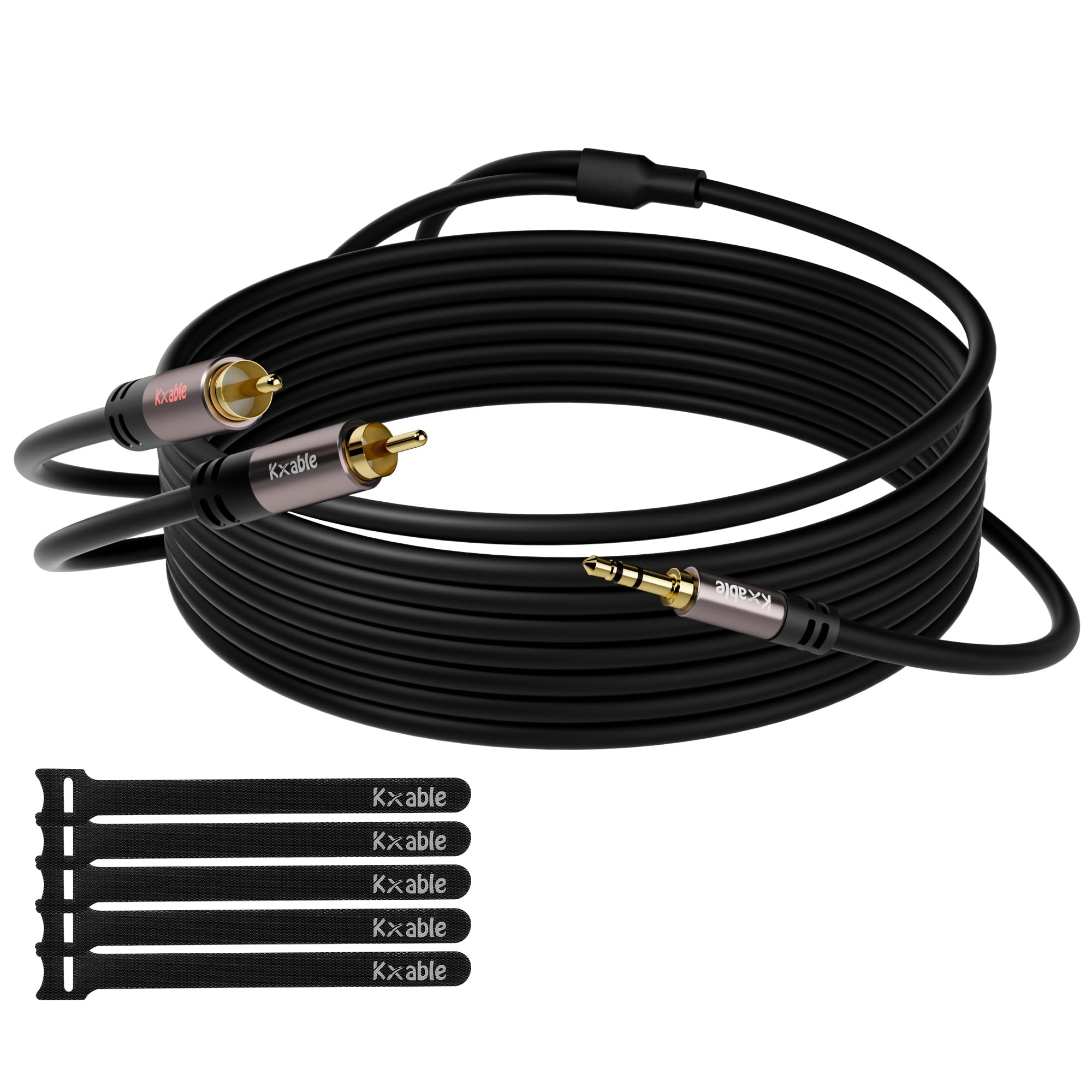 Kxable Kxable 3 To Rca Cable 3.5 MM 15 FT
