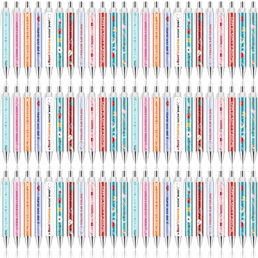 Jutom 72 Pcs Nurse Ballpoint Pens Inspirational Quotes Pens Retractable Black Ink Pens Appreciation Gifts for Nurse Medical Assistants Students Workers Office Writing (Nurse)