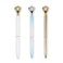 YOUMI Ballpoint Pens 3 PCS Sparkling Bling Diamond Crown Top Black Ink Refills Writing Pen Set Office Supplies Stationery Gift Suitable for School Office Home Wedding Decorate(Set3)