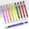 Greengines 10 Pcs Inspirational Pens - Motivational Ballpoint Pens Bulk with quotes Stylus Tip Gifts for School Coworkers Office Supplies Black Ink