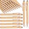 Kisston 36 Pcs Wedding Pens Bulk Bridal Shower Pens Favors Bachelorette Pens 6 Styles Retractable Ballpoint Pens Wedding Favors Supplies for Guest Game Office(Champagne)