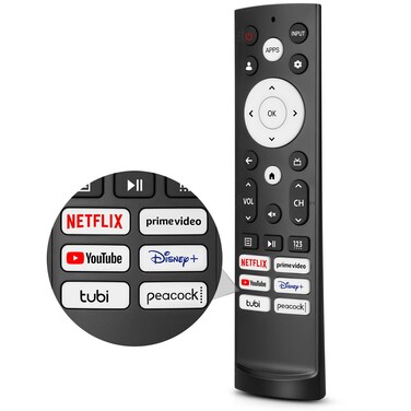 Replacement Remote Control for Hisense Smart Google TV&iuml;&frac14;&OElig;for Hisense UHD 4K ULED Google TVs