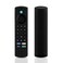 LEFXMOPHY Case Replacement for Insignia/Toshiba/Pioneer 2021 / TV Cube (3rd Gen) 2022 Smart TV Remote Control Black Silicone Protective Full Coverage Accessories