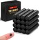 TRYMAG 160Pcs Black Refrigerator Magnets, 6x3mm Small Round Tiny Magnets, Rare Earth Magnets Mini Magnets for Crafts, Fridge, Whiteboard, Refrigerator Magnets for Refrigerator, DIY