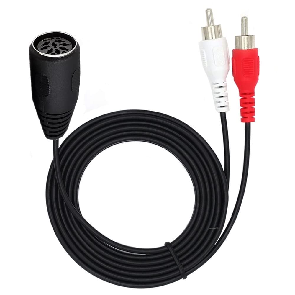 كاوكودا Qaoquda Din 8 Pin To Rca Cable
