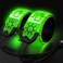 Todoxi 2 Pack LED Armband Rechargeable, Running Lights for Runners, Running Lights, Reflective Running Gear Light Up Armband High Visibility LED Wristband Lights for Running Walking
