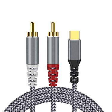 &atilde;&euro;2024 MFi Certified&atilde;&euro;&lsquo; Compatible with USB C to RCA Cable Audio Aux Adapter, 10FT USB Type C to 2RCA Cable HiFi Stereo Y Splitter for iPhone 15 Series, iPad Pro, Amplifiers, Theater, Car and Speaker