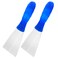 Putty Knife, 2 PCS 3 Inch Metal Steel Scraper, Plastic Handle Spackle Knives for Drywall, Decals, Wall paper, Patching, Painting, Taping, Scraping Coating