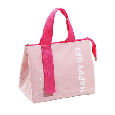 Insulated Lunch Bag for Women, Large Capacity Reusable Lunch Tote Bag Leakproof Thermal Cooler Container for Lunch Box Adult Lunchbag for Work, Picnic, Travel, Beach (Pink)