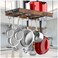 MAWEW Pot Rack Hanging,Pot Hanger,Hanging Pot Rack Ceiling Mount,Vintage Pot Hangers for Kitchen Ceiling,The Terfect Combination of Iron and Wood Pot Hanger,Measures 24 x 13 x 2.4 Inches.&iuml;&frac14;&circ;Black&iuml;&frac14;&permil;