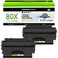 greencycle 6900 Pages per Compatible Toner Cartridge Replacement for HP 80X CF280X 80A CF280A 05A CE505A Work with Pro 400 M401A M401D M401N M401DNE MFP M425DN Printer (Black, 2-Pack)