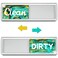 Dirty Clean Dishwasher Magnet - Clean-Dirty-Magnet for Dishwasher Magnet for Dishwasher Dish Bin That Says Clean Or Dirty Dish Washer Refrigerator for Kitchen Organization and Storage Necessities