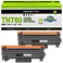 greencycle TN760 Toner Compatible Toner Cartridge Replacement for Brother TN-760 TN-730 with Chip Use with HL-L2350DW HL-L2395DW HL-L2390DW MFC-L2750DW MFC-L2710DW DCP-l2550dw Printer (Black, 2-Pack)