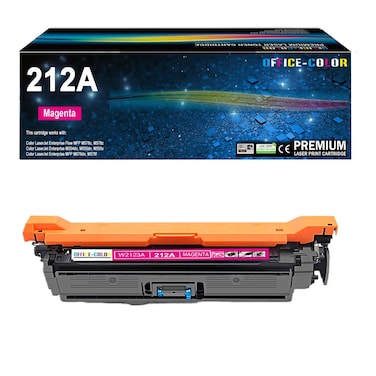212A Magenta Toner Cartridge Replacement for HP 212A W2123A for HP Color Laserjet Enterprise M554, M555 Series, Color Laserjet Enterprise MFP M578 Series