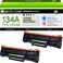 greencycle W1340A with CHIP Toner Cartridge Replacement Compatible for HP 134A Black Toner Cartridge Work with Laser Jet M209dw M234dw M234sdn M234sdw Printer Ink Cartridge (2PCS,with Chip)