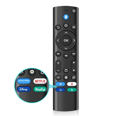 Voice Remote Control Replacement&iuml;&frac14;&OElig;for Insignia/Toshiba/Pioneer Smart TVs, Compatible with AMZ Omni TV and AMZ 4-Series Smart TV Remote