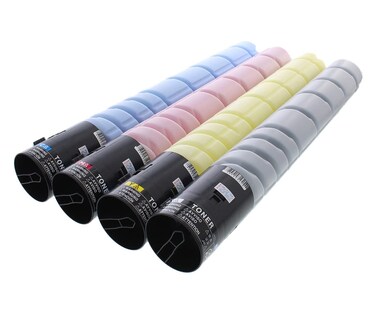 Office Joon TN514K, TN514Y, TN514C, TN514M 4-Pack Black, Cyan, Magenta, Yellow Toner Cartridge Compatible with Konica Minolta Bizhub C458/C558/C658 Series
