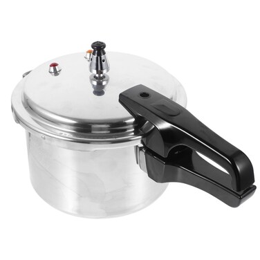 DOITOOL Aluminum Pressure Cooker 22cm/8.7inch Bottom Mini Pressure Cooker for Gas Stove Induction Cooker, Silver