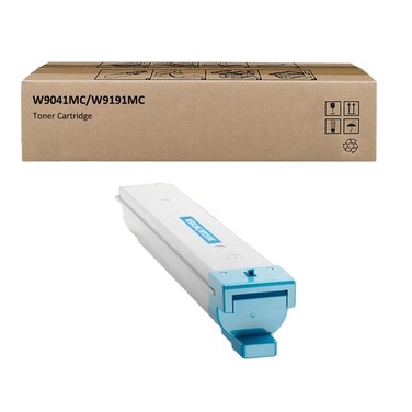 CULater W9041MC W9191MC Remanufactured Toner Cartridge Replacement for W9041 W9191 Cyan Toner Cartridges for HP MFP E77822 E77825 E77830 Printers (1 Cyan)
