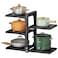 YANYYGu Pots and Pans Organizer for Cabinet, Heavy Duty Pot Pan Rack under Sink Organizers and Storage&iuml;&frac14;&OElig;Kitchen Cabinet Organizer with 5 Adjustable Tiers