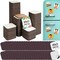 Frienda 150 Pcs Sublimation Magnet Blanks 1.97 x 1.97 x 0.16 Inch Sublimation Blank Refrigerator Magnets Decorative Square Fridge Magnet for Kitchen Wall DIY Metal Door Calendar Office Decoration