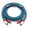 Hftywy RCA Cable 20ft 2RCA Male to 2RCA Male Stereo Audio Cable Nylon-Braided Auxiliary Audio Cord for Home Theater HDTV Amplifiers Hi-Fi Systems Speakers and etc