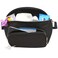 Suessie Fanny Pack Diaper Bag - with Baby Changing Pad &amp; Waterproof Wipes Pocket - Stroller Organizer Black