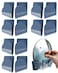 Tendiren Pot Lid Organizer, 6 Pairs of Adjustable Wall Mount Pot Lid Holder Cabinet Door, Pot and Pan Hangers for Kitchen Wall Mount, Cabinet Door Lid Organizer, Save More Space