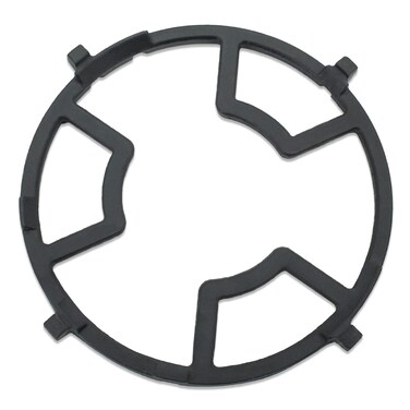 BESSEEK Wok Ring, Non Slip Black Cast Iron Stove Rack for Kitchen Wok Support Ring Cooktop Range Pan Holder Stand Stove Rack Milk Pot Holder for Gas Hob - Gas Stove Accessories