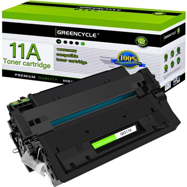 greencycle High Yield Compatible Toner Cartridge Replacement for HP 11A Q6511A Work with Laser Jet 2430tn 2420dn 2420d 2420 2410 2400 Printer (Black, 1-Pack)