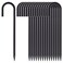 AAGUT 16 Inch 16 Pack Rebar Stakes Heavy Duty J Hook Ground Stakes, Tent Stakes Chain Link Fence Metal Steel Anchors for Outdoor Decorations, Inflatables, Trampoline, Canopy, Swing Set