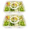 Divided Serving Tray with Lid and Handle, Portable Snackle Box Charcuterie Container, 8 Compartment Snack Divider Container for Candy, Fruits, Nuts, Perfect for Party, Picnic, Entertaining - 2 Pack