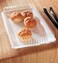 4 10" x 8" White Trays Rectangle Serving Trays with Lid, Plastic Tray and Lid Small Plastic Party Platters with Clear Lids White Catering Trays, Serving Trays Wedding Platter, Trays and Covers