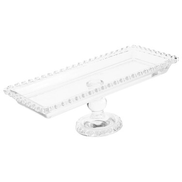 Clear Dessert Table Display Set,Dessert Trays Fruit Trays for Serving for Party,Glass Dessert Stands Buffet Risers for Cupcakes Dessert Pastry Food,Serving Trays and Platters for Chocolate, Fruits