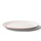 Made In Cookware - Serving Platter - White With Red Rim - Porcelain - Crafted in England