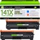 greencycle W1410X W1410A 141A Compatible Replacement for Hp 141X Black Toner Cartridge Laserjet Pro M110w MFP M140w M139w(2Pk,with chip)