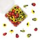 50 Pcs Animal Push Pins, DANUDON Bee Pushpins Sunflower Thumbtacks Decorative Bumble Bee Shaped Floret Thumb Tacks Decorations for Photo Wall Memo Cork Board Bulletin Board Map with Box