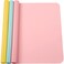 Actvty Silicone Mats for Crafts, 15.7"x 11.8" Silicone Mat for Resin, 3 Packs Silicone Craft Mat, Silicone Sheets for Crafts, Silicone Placemat (Pink, Blue, Yellow)