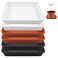 LNQ LUNIQI 6Pcs 7 Inches Square Plastic Plant Saucer Flower Pot Tray Plant Saucer Tray for Garden Potted Water Drips and Soil&iuml;&frac14;&circ;3 Colors&iuml;&frac14;&permil;