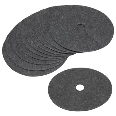 MECCANIXITY Tree Mulch Ring 5.9" Nonwoven Tree Protector Mat Plant Cover for Weed Control Round Weed Barrier Black 12 Pack