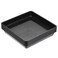 MECCANIXITY Plant Pot Saucer 6 Inch Plastic Square Flower Drip Tray for Indoor Outdoor, Black Pack of 6
