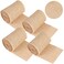 Natural Burlap Tree Wrap Burlap Rolls for Gardening Tree Trunk Wrap Fabric Tree Protector Burlap Wrap Plants Bandage for Keeping Warm and Moisturizing (4 Rolls,4.7 Inches Width)