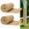 2 Rolls Burlap Roll - Burlap Tree Wraps To Protect Bark 7.8" X 118" Sackcloth Fabric Wrap Burlap Plant Covers Freeze Protection Tree Covers For Winter Garden Plants Tree Trunk Protector Jute Keep Warm
