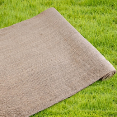Agfabric Natural Burlap Fabric Roll,64 inchx50 Feet Burlap Tree Wrap for Vegetables and Plants,Tree Protector, Decorations